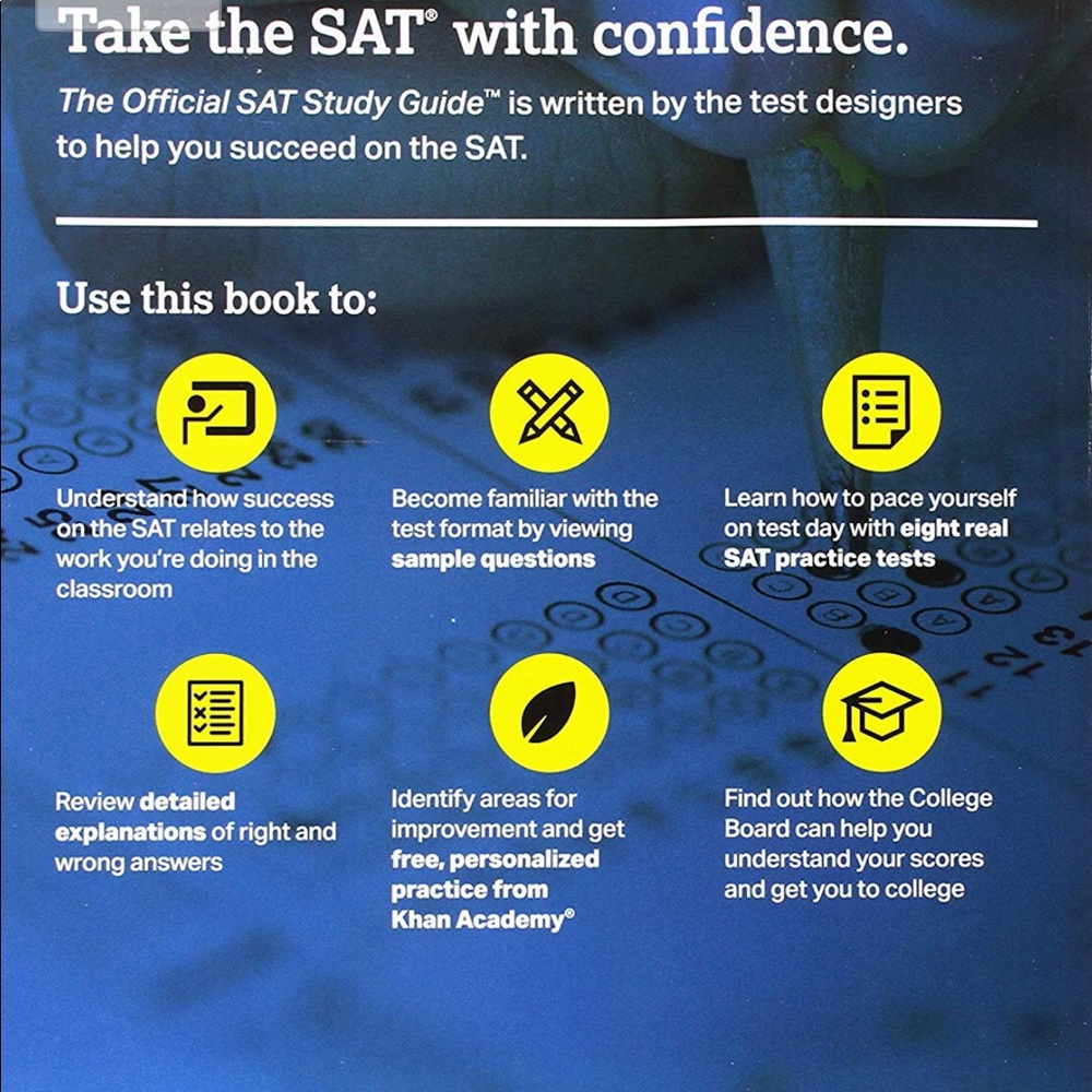 SAT study guide book - Picture 2 of 3